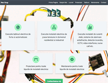 Tablet Screenshot of nec-grup.ro